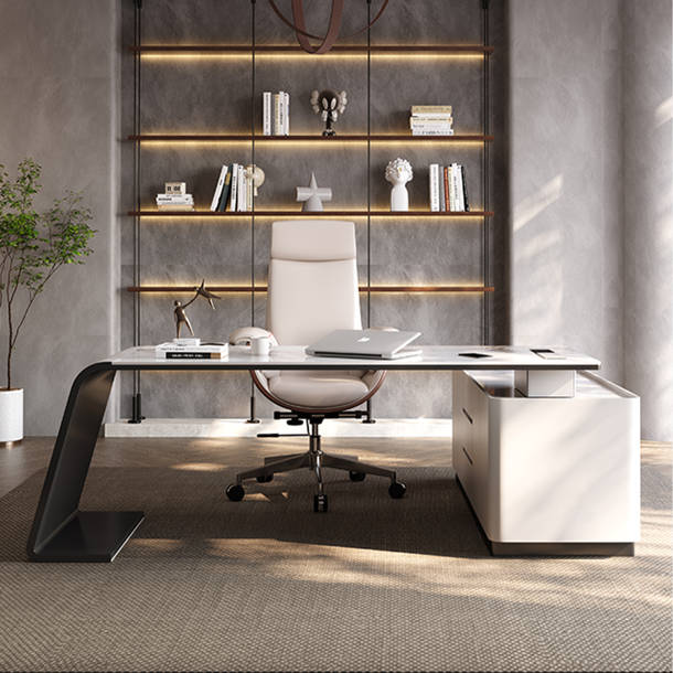 Orren Ellis Purefoy 3 Piece Solid Wood Rectangle Computer Desk Office